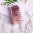 9pcs/box women's phone ring hair bands with box girl rubber brown