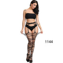 new arrival solid stockings women sexy thigh high fishnet nylon long socks