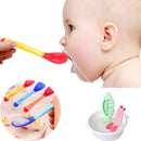 3 colors temperature sensing spoon for kids boys girls silicone spoon