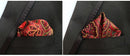 luxury 25*25cm men's vintage floral paisley silk handkerchief pocket square fashion men hanky for wedding party chest towel f164
