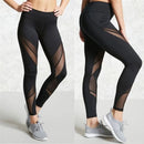black patchwork mesh leggings women's jeggings legins women leggins