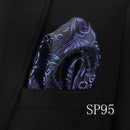 men's pocket square handkerchiefs striped 22*22 cm sp95