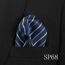 men's pocket square handkerchiefs striped 22*22 cm sp68