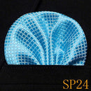 men's pocket square handkerchiefs striped 22*22 cm sp24