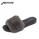 women fluffy rihanna slides fenty shoe