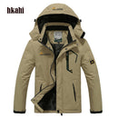 winter parka men windbreak plus velvet thick warm windproof