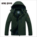winter parka men windbreak plus velvet thick warm windproof