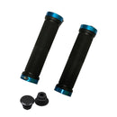 1 pair bicycle grips mountain bike lock on bicycle handlebars end grips blue