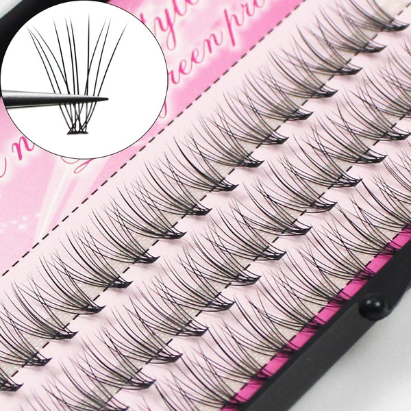 60pcs individual cluster eye lashes professional makeup