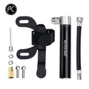 pcycling mini bicycle pump aluminum alloy cycling hand air pump ball tire inflator mtb mountain road bike pump 120psi for av/fv black