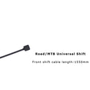 1pc coated wire for bicycle shifter brake front rear derailleur brake cable 1550mm