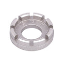 bicycle spoke nipple wrench 8 way groove bike wheel rim adjuster white