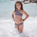 hot kids baby girls 3pcs swimwear leopard