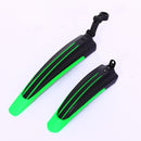 2 pcs bicycle mudguard mountain bike fenders set green