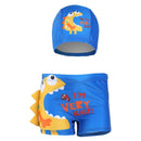 boy swimwear ages 1 to 10 cartoon diansours summer swimming trunk