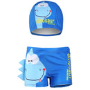 boy swimwear ages 1 to 10 cartoon diansours summer swimming trunk