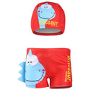 boy swimwear ages 1 to 10 cartoon diansours summer swimming trunk