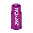 1pcs bike wheel tire valve cap covered protector purple