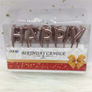 rose gold sliver red happy birthday letter cake birthday party festival supplies happy-rose-gold