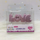 rose gold sliver red happy birthday letter cake birthday party festival supplies love-rose-gold