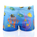 baby boy swimming trunks dinosaur fish print cartoon bathing suit