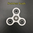 ceramics bearing tri-spinner abs edc hand spinners white steel