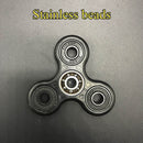 ceramics bearing tri-spinner abs edc hand spinners black steel