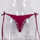 4 colors summer hot women swimwear brazilian cheeky bikini bottom