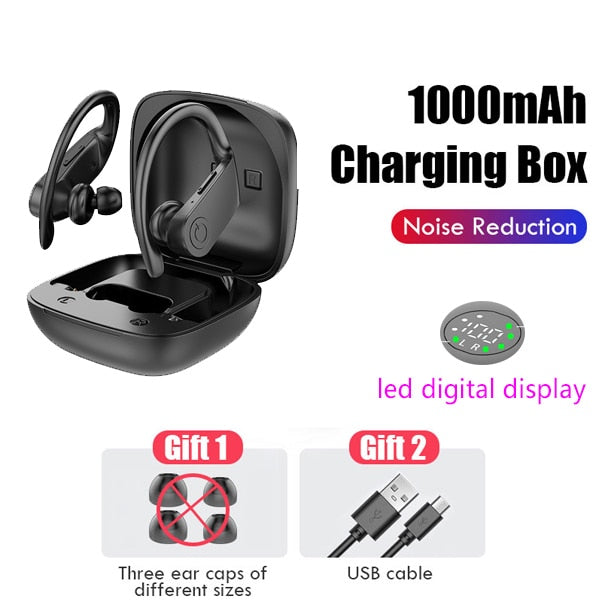 cbaooo b11 bluetooth earphones 5.0v wireless headphones power supply 1000mah