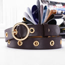 women belt genuine leather new punk style fashion fsf coffee / 105cm