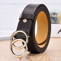 women belt genuine leather new punk style fashion syl coffee / 105cm