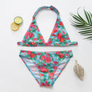 children's swimwear two piece flamingo swimsuit for girls