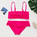 children's swimwear two piece flamingo swimsuit for girls