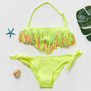 children's swimwear two piece flamingo swimsuit for girls