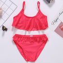 children's swimwear two piece flamingo swimsuit for girls