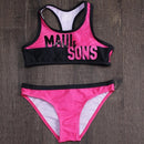 children's swimwear two piece flamingo swimsuit for girls