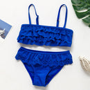 children's swimwear two piece flamingo swimsuit for girls