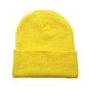 new unisex beanies casual cap lightyellow