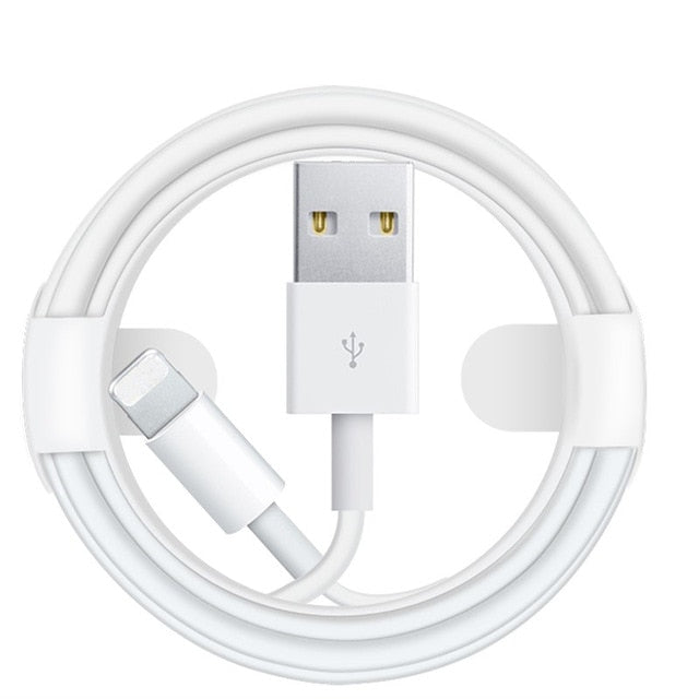 usb cable for iphone charger charging cable xs max x xr 8 7 6 6s plus no package / 1m