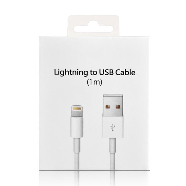 usb cable for iphone charger charging cable xs max x xr 8 7 6 6s plus with package / 1m