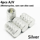 4pcs bike wheel tire covered car motorcycle truck universal tube american 4pcs silver