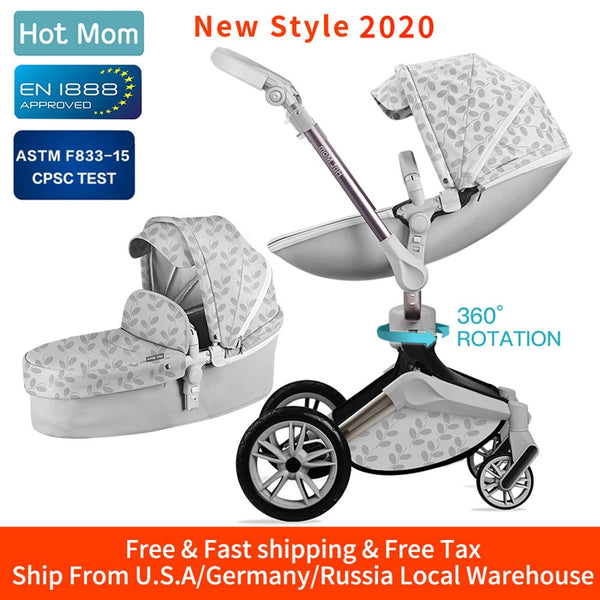 hot mom stroller wheels Hot Mom Baby Stroller 3 in 1 travel
