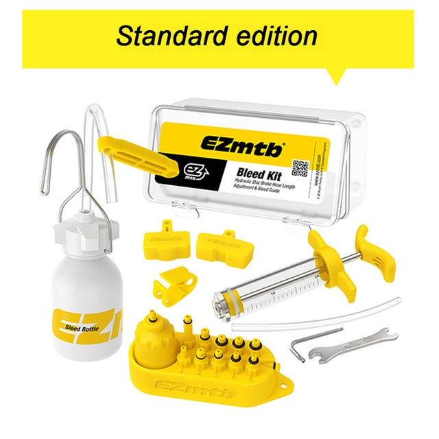 bicycle hydraulic disc brake oil bleed kit tools standard