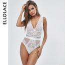 ellolace summer lace bodysuit women floral embroidery