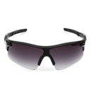 cycling glasses uv400 unisex windproof goggles bicycle/motorcycle 12 black grey