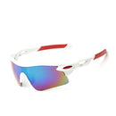 cycling glasses uv400 unisex windproof goggles bicycle/motorcycle 13 red we green