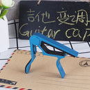 high quality aluminium alloy guitar capo guitar accessories quick blue
