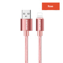 suntaiho 2.4a usb cable for iphone charger cable xs max xr x usb fast