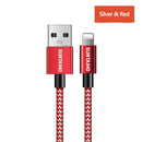 suntaiho 2.4a usb cable for iphone charger cable xs max xr x usb fast