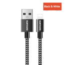 suntaiho 2.4a usb cable for iphone charger cable xs max xr x usb fast